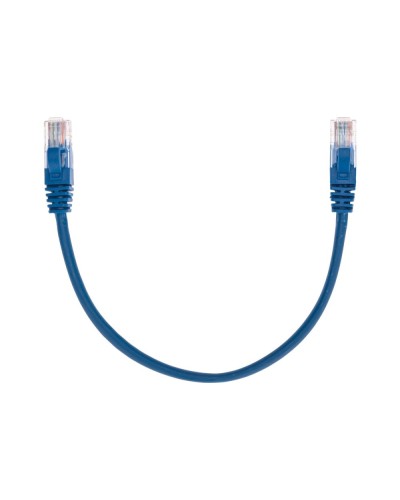 Патч-корд U/UTP, CAT 5e, RJ45-RJ45, 26AWG, LSZH, синий, 0,3м REXANT 02-0104-03 в Прокопьевске Патчкорды (медные) Pintop.ru