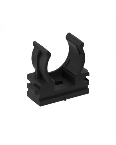 CFQ20 Держатель (клипса) для труб, для монтажного пистолета D20мм, цвет чёрный (50шт) Экопласт (41520BL) в Прокопьевске Держатели, клипсы, скобы Pintop.ru