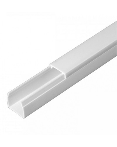 Кабель-канал белый 2-й замок в п/э 16х16 (120м/уп) Промрукав (PR.0616161) в Прокопьевске Кабель-канал Pintop.ru