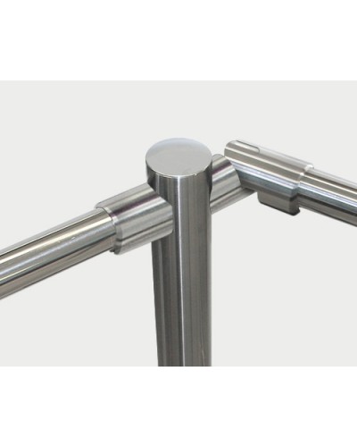 Патрубок поворотный для крепления поручней PERCo-BH02 0-11 в Прокопьевске Ограждения Pintop.ru