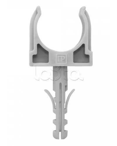 Крепеж-клипса с дюбелем серая д25 в малой упаковке (10шт/450шт уп/кор) Промрукав (PR13.0317) в Прокопьевске Крепеж: Дюбели, шурупы, саморезы Pintop.ru