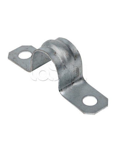 Скоба металлическая двухлапковая d16-17 мм (100 шт) EKF PROxima (sm-2-16-17) в Прокопьевске Держатели, клипсы, скобы Pintop.ru