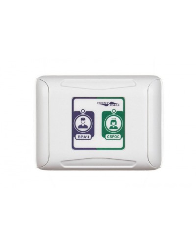 Кнопка присутствия/сброса и вызова врача Hostcall MP-434W2 в Прокопьевске Система оповещения и трансляции Hostcall Pintop.ru