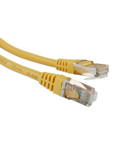 Патч-корд RJ45 - RJ45, 4 пары, FTP, категория 5е, 7 м, желтый LSZH LANMASTER LAN-PC45/S5E-7.0-YL в Прокопьевске Патч-корды и пигтейлы Pintop.ru