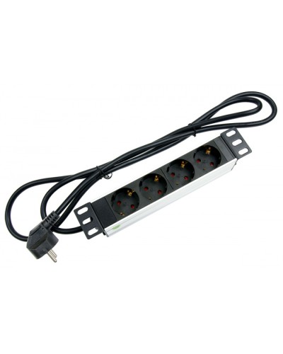 Блок евророзеток для 10 шкафов, горизонтальный, 4 розетки, 16 A Cabeus PDU-4P-2EU в Прокопьевске Блоки розеток Pintop.ru