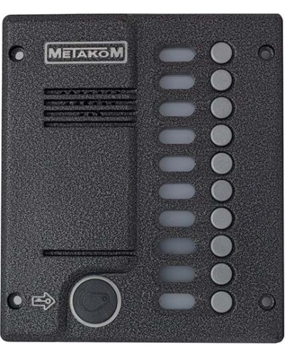 Блок вызова домофона Метаком MК10.2-RFEV в Прокопьевске Вызывные видеопанели малоабонентные Pintop.ru