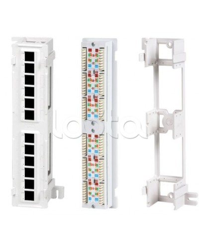 Патч-панель Hyperline PPW-12-8P8C-C5e в Прокопьевске Патч панель Pintop.ru