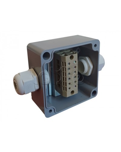 Коробка пылевлагонепроницаемая клеммная G366 А К 10 мм2 АЯКС IP66/IP65, 82x80x55 Магнито-контакт в Прокопьевске Распределительные коробки Pintop.ru