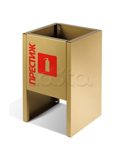 Подставка напольная ПРЕСТИЖ золото под 1 огнетушитель ПОЖТЕХНИКА в Прокопьевске Аксессуары для огнетушителей Pintop.ru