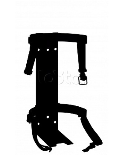 Кронштейн ПОЖТЕХНИКА КТР-8/9 на 2 ремнях (d180-185) для ОП/ОВП-8, ОП/ОВЭ-9 в Прокопьевске Аксессуары для огнетушителей Pintop.ru