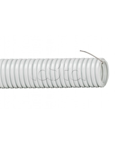 Труба гофр. ПВХ 16 мм с зондом (10 м) IEK (CTG20-16-K41-010I) в Прокопьевске Труба гофрированная Pintop.ru