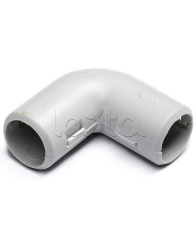 Колено открывающееся, 90 градусов 32 DKC (50532) - Колено открывающееся 90°, номинальный ф32мм, пластик, IP40, RAL 7035 в Прокопьевске Повороты, муфты, тройники Pintop.ru