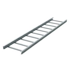 Лоток лестничный 100х400, лонжерон 2 мм, L 6 м, горячий цинк DKC (ULH614HDZ)