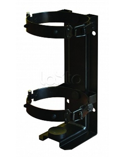 Кронштейн ПОЖТЕХНИКА КТХ-3 на 2-х металлических хомутах (d110) для ОУ-2 ИНЕЙ/ОП-3 МИГ в Прокопьевске Аксессуары для огнетушителей Pintop.ru