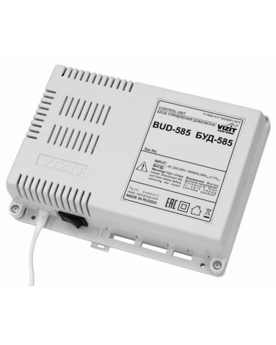 Блок управления и питания периметрового домофона VIZIT БУД-585 в Прокопьевске Блоки управления многоабонентные Pintop.ru