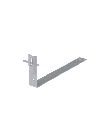 Черепичный держатель зажимной на обрешётку для прутка Ø 5-8 мм L430 мм H100 мм TD КМ-Профиль (CDZO-L430-D5-8 TD) в Прокопьевске Держатели, клипсы, скобы Pintop.ru