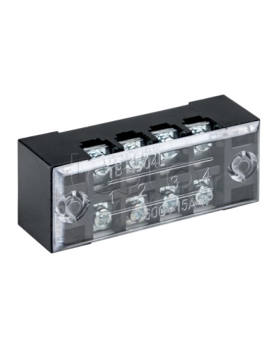 Терминал клеммный TB-1504 до 1,5 мм2 15A 4 клеммные пары EKF PROxima (tb-1504) в Прокопьевске Клеммные колодки Pintop.ru