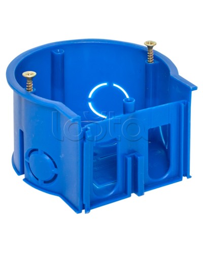 Коробка установ. сборная оконечная КМТ-010-4005 для твердых стен (71х45) с саморезами EKF (plc-kmt-010-4005-r) в Прокопьевске Распределительные коробки Pintop.ru