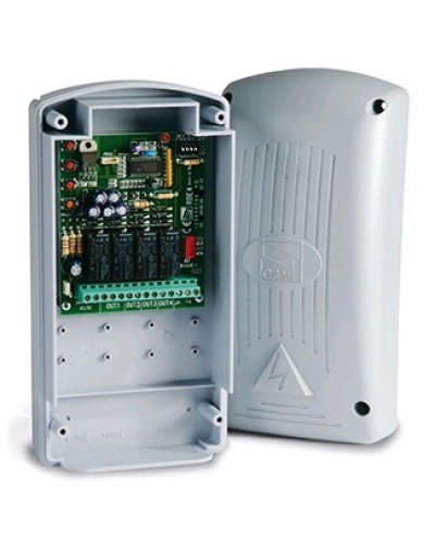 Внешний, двухчастотный, 4-канальный радиодекодер Came 806RV-0020 в Прокопьевске Запчасти для шлагбаумов и автоматики Pintop.ru