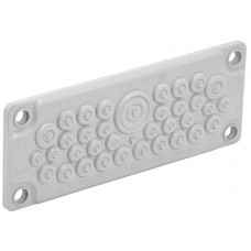 TITAN Ввод кабельный мембр. 35 отв. d=7-32мм IP65 серый IEK (TI-00D-MC-035-65)