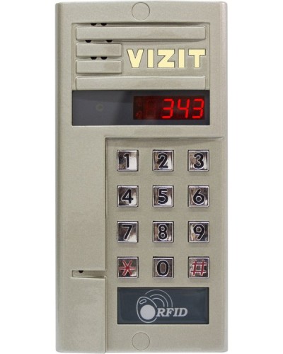 Блок вызова Vizit БВД-343FCPW в Прокопьевске Блоки вызова многоабонентные Pintop.ru