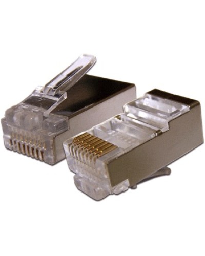 Коннектор RJ45 STP 8P8C, cat.5e TWT TWT-PL45/S-8P8C в Прокопьевске Коннекторы и разъемы Pintop.ru