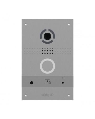 Панель вызывная индивидуальная BAS-IP AV-08FB SILVER в Прокопьевске Вызывные видеопанели малоабонентные Pintop.ru