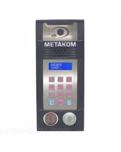 Многоабонентый антивандальный блок вызова со встроенной гибридной видеокамерой Метаком MК2018-MFCGVH в Прокопьевске Блоки вызова многоабонентные Pintop.ru