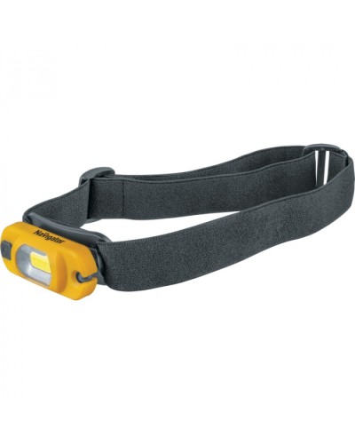 Фонарь Navigator 14 485 NPT-H19-ACCU налоб. 1COB LED 1 Вт,4 реж, Li-pol 0,25 Ач в Прокопьевске Источники света(Лампы) Pintop.ru