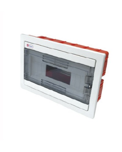 Щиток скрытой установки, 12 модулей, IP40 Экопласт 46012 в Прокопьевске Боксы для автоматов Pintop.ru