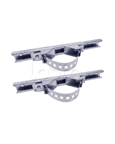 Комплект крепления на столб для станций 400-600 мм OSNOVO в Прокопьевске Кронштейны и адаптеры для камер и мониторов Pintop.ru