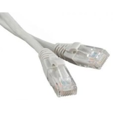 Патч-корд RJ45 - RJ45, 4 пары, UTP, категория 5е, 0.5 м, серый, LSZH LANMASTER LAN-PC45/U5E-0.5-GY