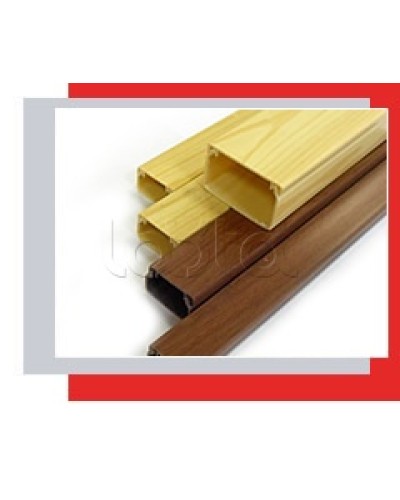 Миниканал 25x16 серия MEX с текстурой дерева (орех) Экопласт 77007N-2 в Прокопьевске Кабель-канал Pintop.ru