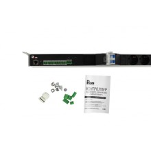 Блок силовых розеток с контроллером REM R-MC1-32-8x2S-A-1820-K