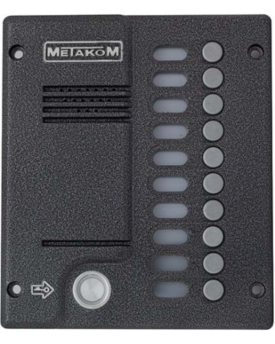 Блок вызова домофона Метаком MК10.2-TM4EVN в Прокопьевске Вызывные видеопанели малоабонентные Pintop.ru