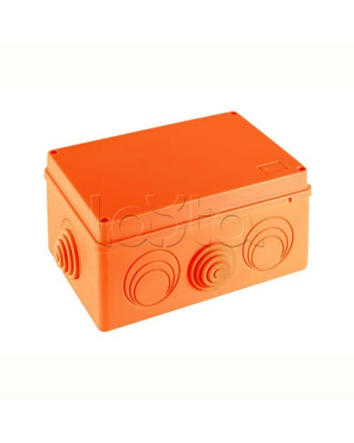 JBS210 Коробка огн. E110, о/п 210х150х100мм, без галогена,8 вых., IP55, 10P, (1,5-10 мм2), цвет оранж. Экопласт (43376HF) в Прокопьевске Коробки (ОКЛ) Экопласт Pintop.ru