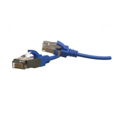 Патч-корд S/FTP Hyperline (PC-LPT-SFTP-RJ45-RJ45-C6-1.5M-LSZH-BL)