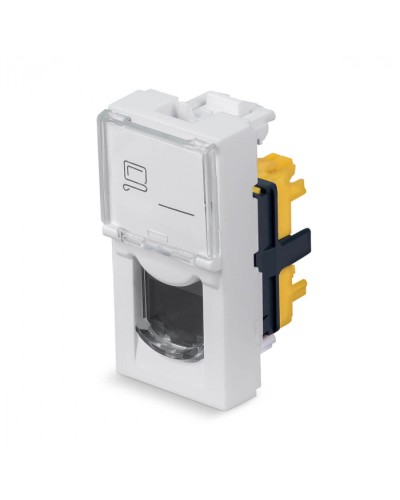 Модуль Keystone Jack RJ-45(8P8C), 180 градусов, категория 6a Cabeus (KJ-RJ45-Cat.6a-180T-FP-L-22,5) в Прокопьевске Модули Keystone Pintop.ru