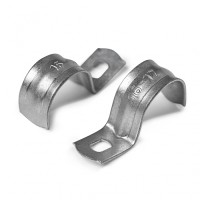 Скоба металлическая однолапковая 14-15 мм (100 шт/уп) ПожТехКабель (850-003)