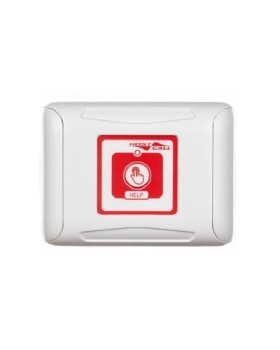 Влагозащищенная радиокнопка вызова Hostcall MP-411W2 в Прокопьевске Система оповещения и трансляции Hostcall Pintop.ru