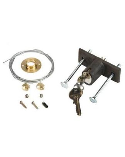 Замок дистанционной разблокировки потолочного привода с ключом №1 Faac 424591001 в Прокопьевске Запчасти для шлагбаумов и автоматики Pintop.ru