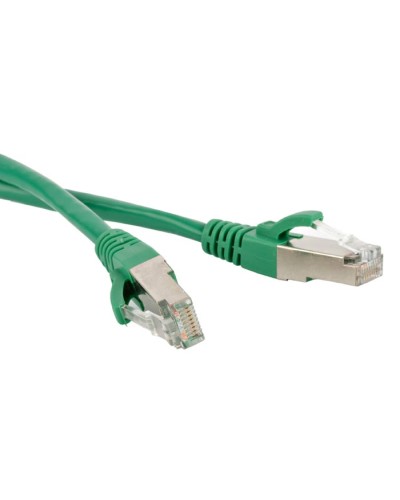 Патч-корд F/UTP Hyperline PC-LPM-STP-RJ45-RJ45-C6-2M-LSZH-GN в Прокопьевске Патчкорды (медные) Pintop.ru