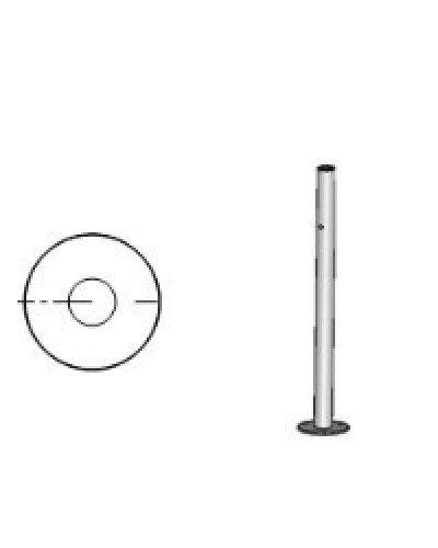 Стойка ограждения с отверстием под фиксатор односторонняя слева Oxgard Стойка ограждения односторонняя с отверстием под фиксатор слева (ВЗР 1996.09.12) в Прокопьевске Ограждения Pintop.ru