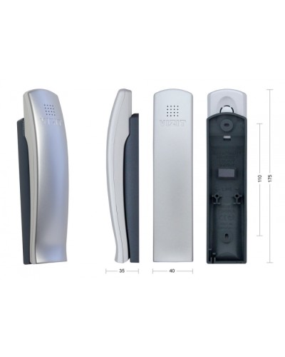 Трубка переговорная Vizit УКП-7M в Прокопьевске Многоабонентные устройства Pintop.ru