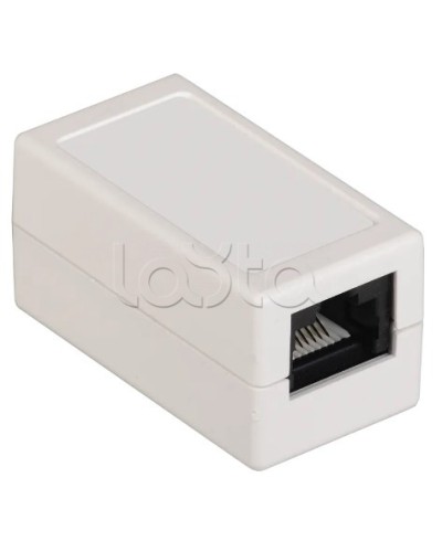 Проходной адаптер кат. 6 UTP тип RJ45-RJ45 ITK CS70-1C06U в Прокопьевске Проходные адаптеры RJ-45 и разветвители Pintop.ru