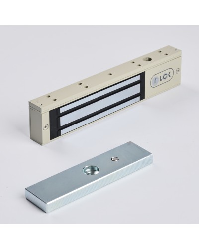 R-Lock RL-EM180-00G - Электромагнитный замкок, 180кг, DC12/24B, цвет корпуса серый, RAL7032 (галечный серый) в Прокопьевске Электромагнитные замки Pintop.ru