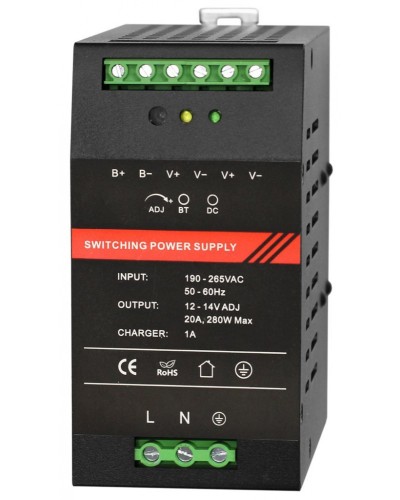 Блок питания Smartec ST-PS120BDU-BK в Прокопьевске Дополнительное оборудование для СКУД Pintop.ru