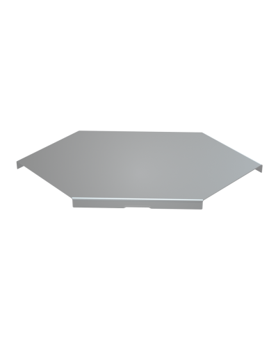 Крышка горизонтального угла 90 гр. 150 мм КМ-Профиль (KGL90-150) в Прокопьевске Аксессуары для лотков Pintop.ru