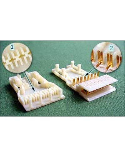 Вилка 4 пары 110 типа LANMASTER LAN-S110P4 в Прокопьевске Коннекторы Pintop.ru