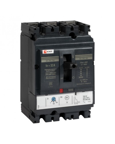 Выключатель автоматический ВА-99C (Compact NS) 160/ 32А 3P 36кА EKF PROxima (mccb99C-160-32) в Прокопьевске Электротехническое оборудование Pintop.ru
